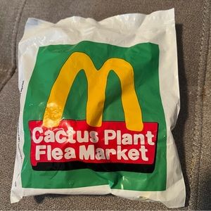 Cactus Plant Flea Market  McDonalds Toy limited *SEALED* Blue Package